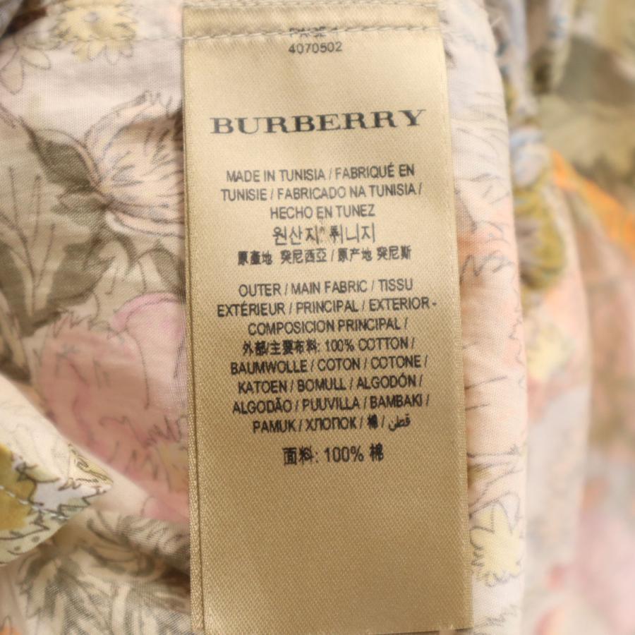 BURBERRY（バーバリー） 花柄 半袖 オープンカラーシャツ XS