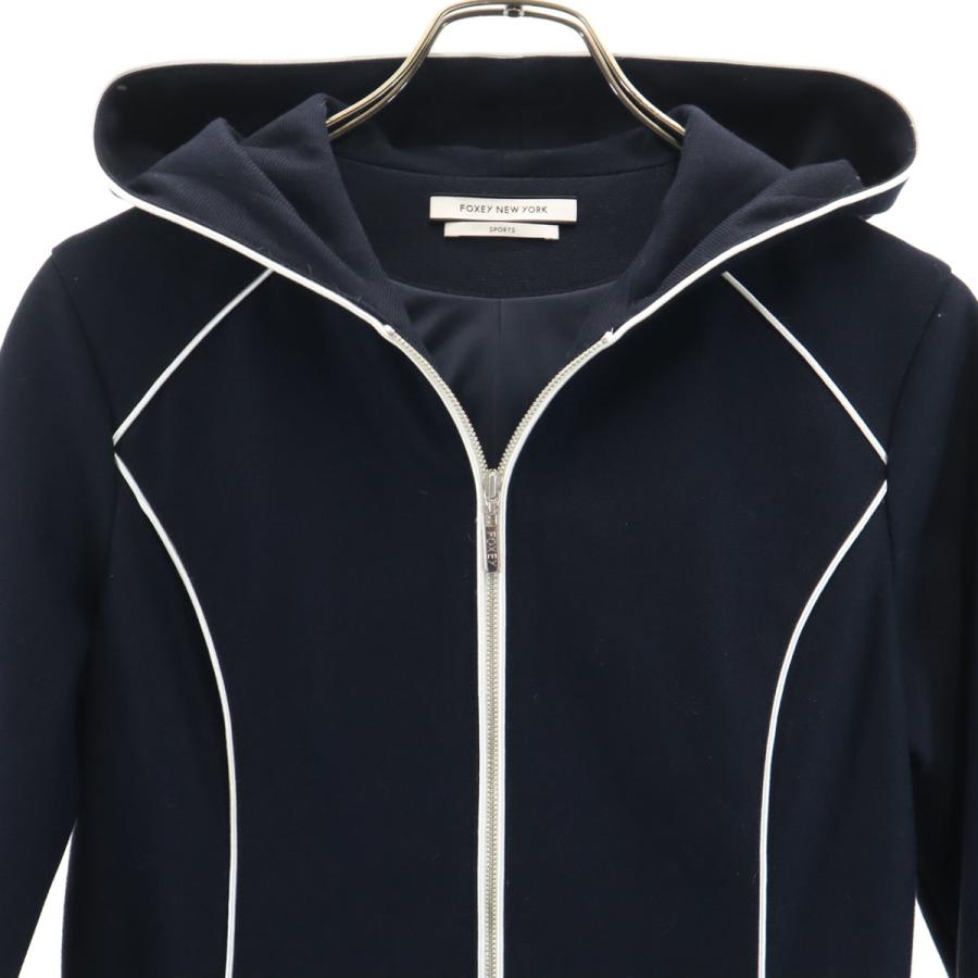 FOXEY NEW YORK フォクシーニューヨーク 日本製 長袖 ジップパーカー