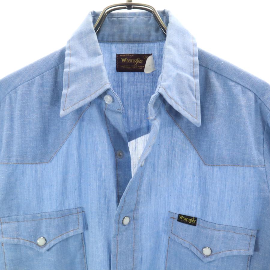 Wrangler（ラングラー） 80s ヴィンテージ USA製 長袖 ウエスタン