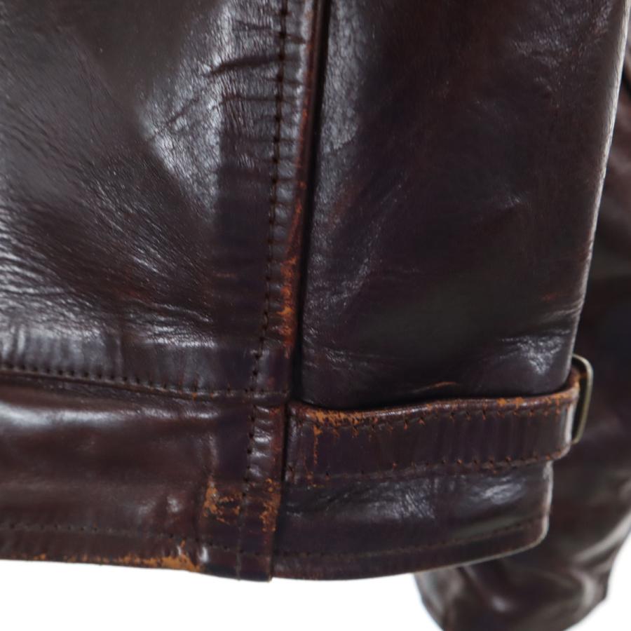 AERO LEATHER エアロレザー ハイウェイマン タロンジップ シングル