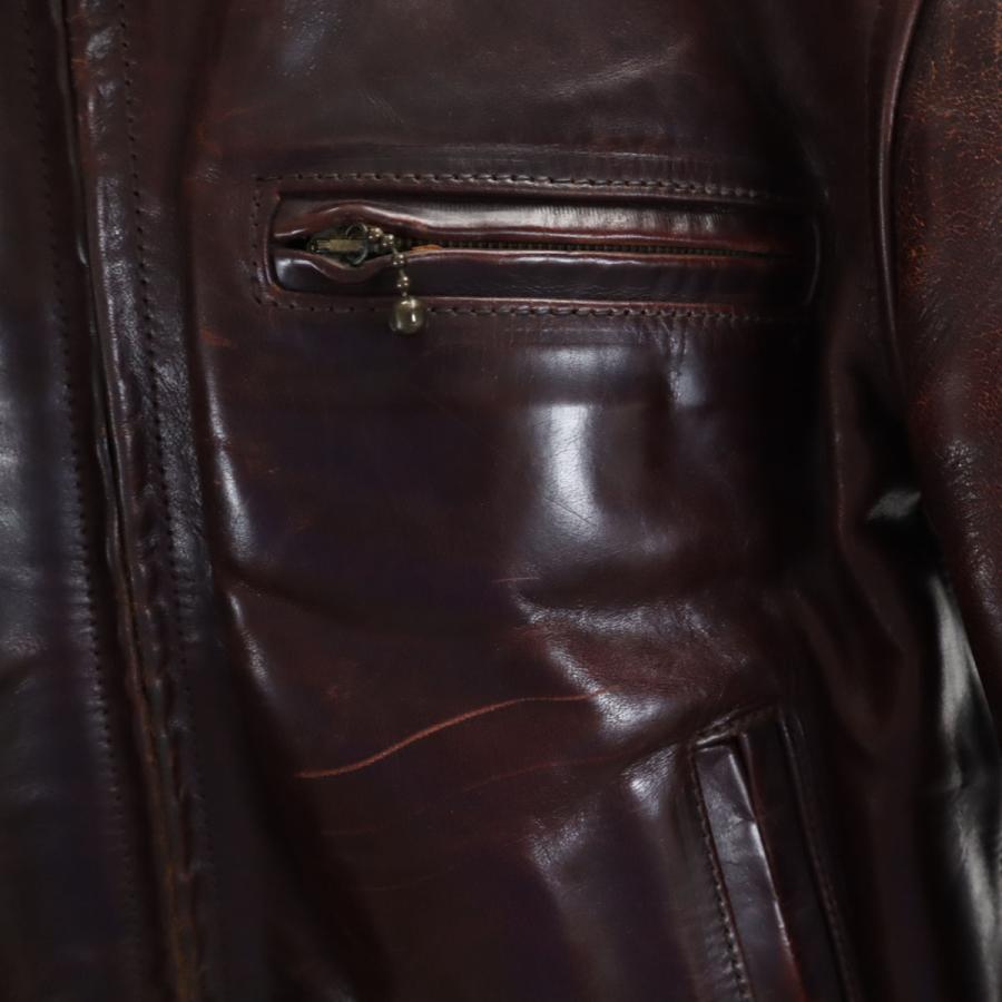 AERO LEATHER エアロレザー ハイウェイマン タロンジップ シングル