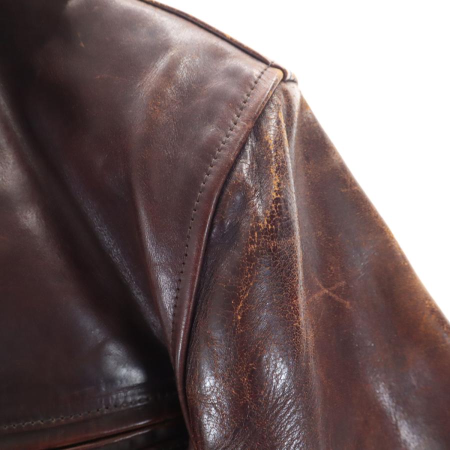 AERO LEATHER エアロレザー ハイウェイマン タロンジップ シングル