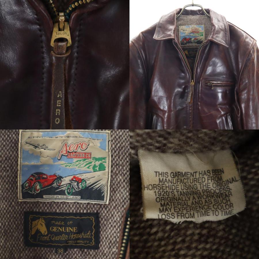 AERO LEATHER エアロレザー ハイウェイマン タロンジップ シングル