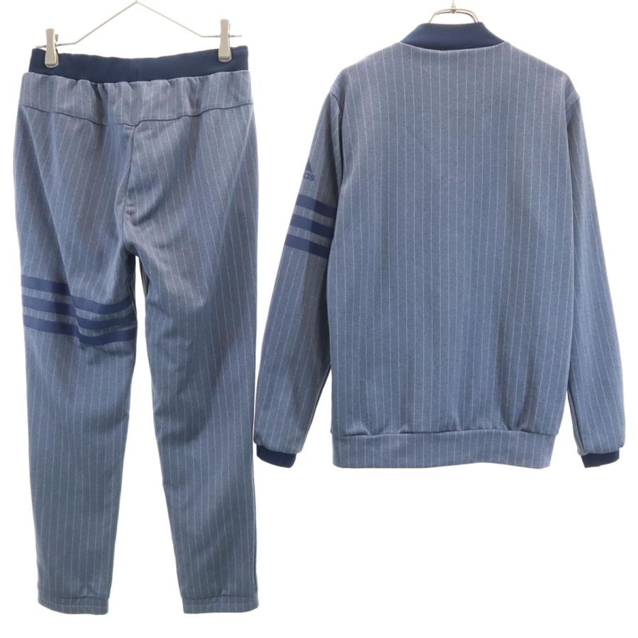 adidas（アディダス） 美品 ピンストライプ柄 ジャージジャケット 上下