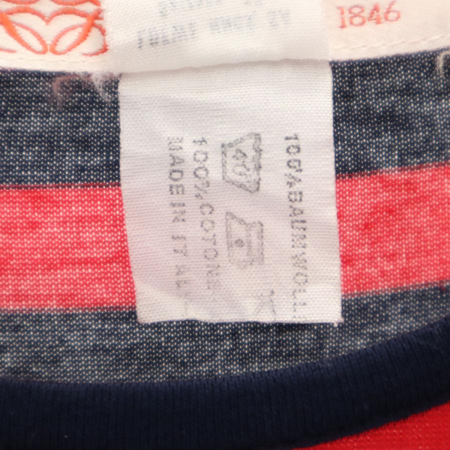 LOEWE（ロエベ） イタリア製 オールド ボーダー柄 長袖 Tシャツ M
