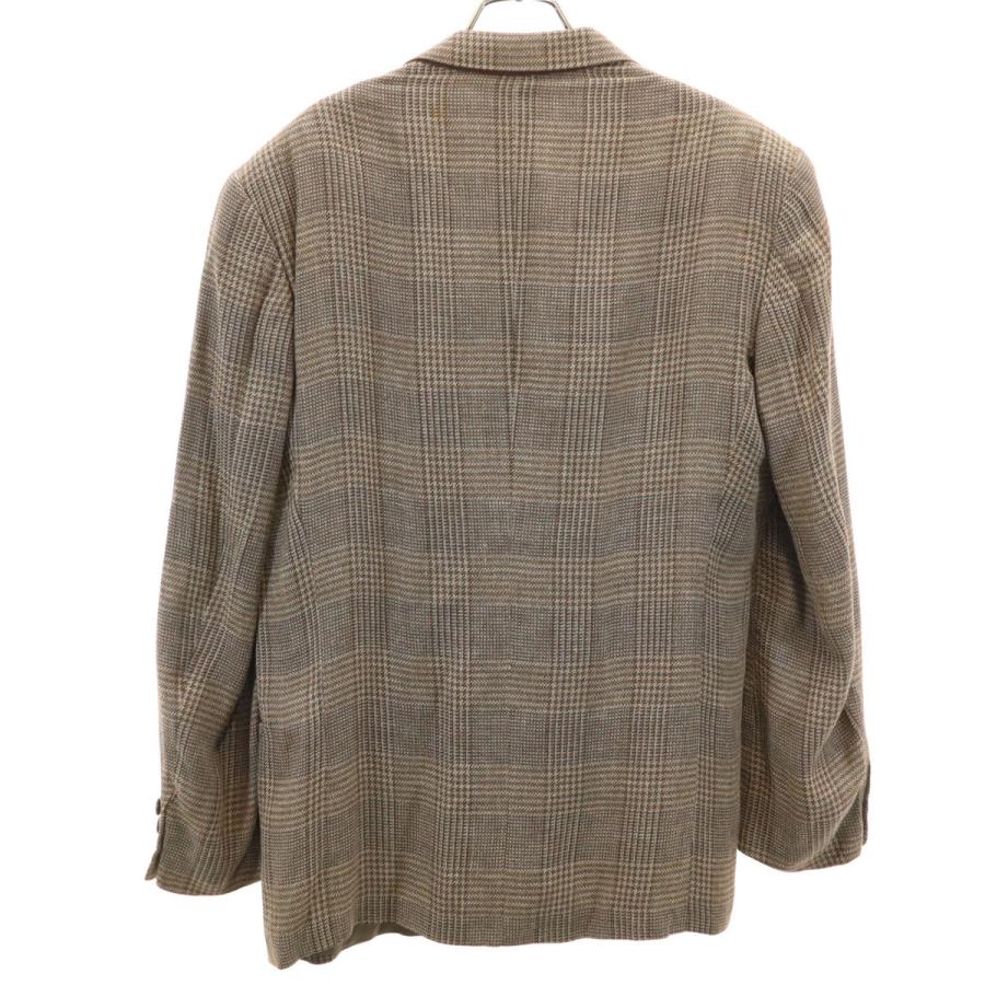 【新品タグ付き】エンポリオアルマーニ リネン 麻 テーラードジャケット メランジ Emporio Armani エンポリオアルマーニ 90s イタリア製 リネンブレンド