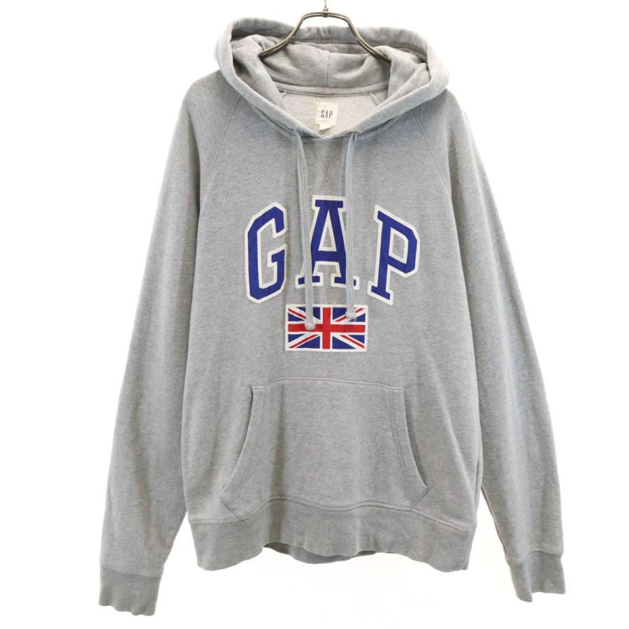 GAP（ギャップ） 長袖 スウェットパーカー M グレー プルオーバー