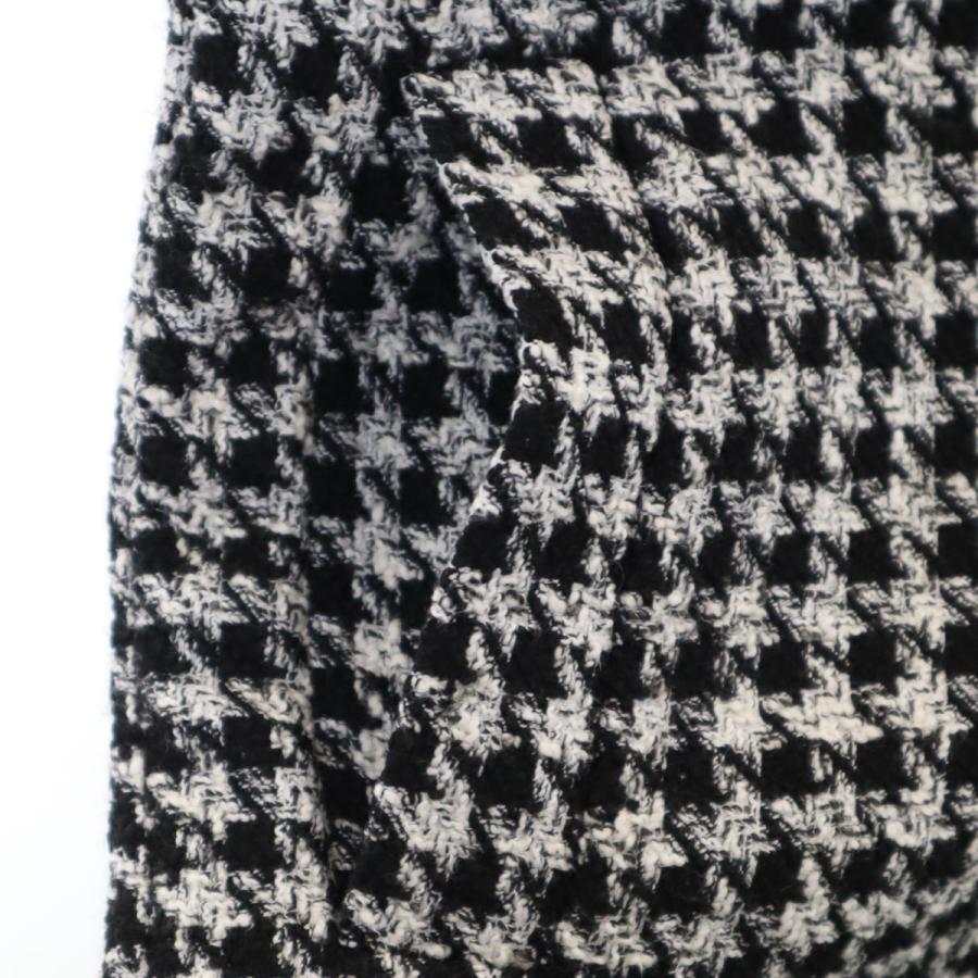 ZARA（ザラ） 総柄 ツイード シャツジャケット XS ブラック レディース