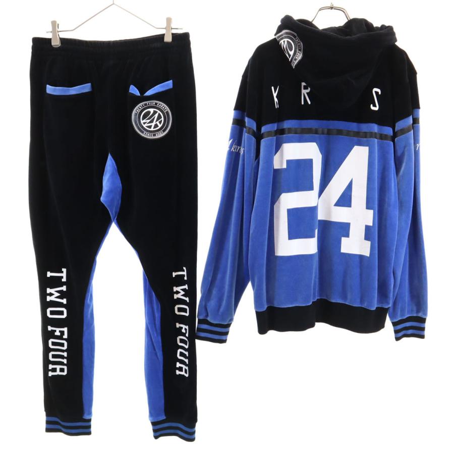 24karats　ジャージ　上下セット　パーカー　セットアップ　新品　スウェット 24karats 24KARATS 24カラッツ 長袖 ベロア ジップパーカー 上下