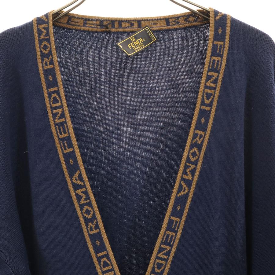 FENDI（フェンディ） 90s イタリア製 オールド 長袖 Vネック ニット