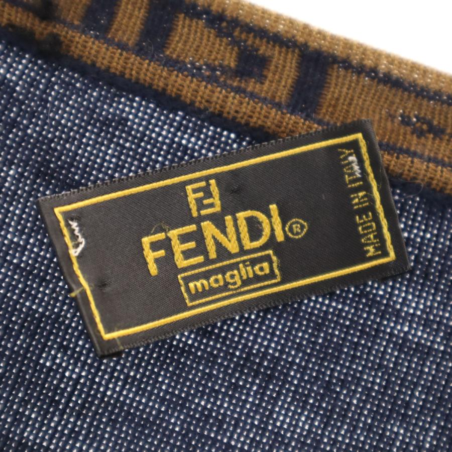FENDI（フェンディ） 90s イタリア製 オールド 長袖 Vネック ニット