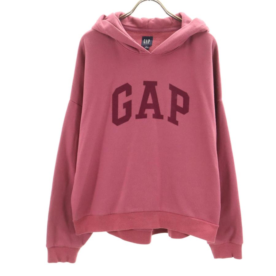 GAP（ギャップ） 長袖 パーカー S ピンク系 裏起毛 メンズ 古着 中古