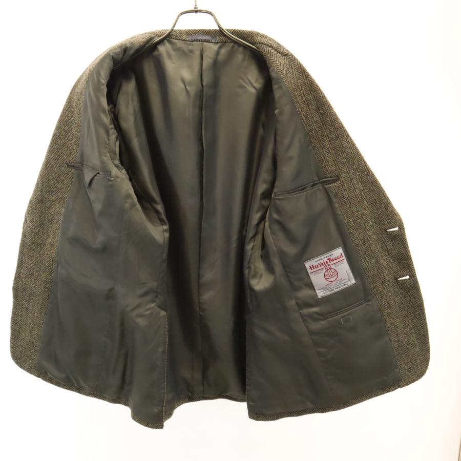 Harris Tweed テーラードジャケット グレー系　　美品 HARRIS TWEED（ハリスツイード） テーラードジャケット グレー系