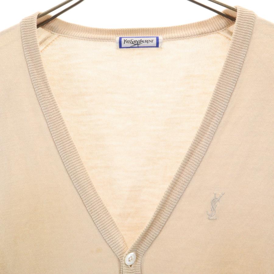 Yves Saint Laurent イヴ サンローラン 90s オールド ニットベスト M