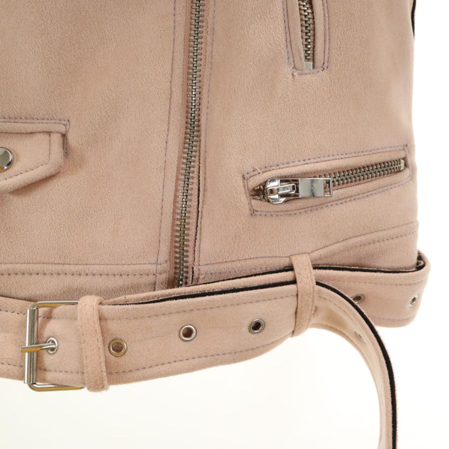 ZARA BASIC（ザラベーシック） フェイクスエード ダブルライダース