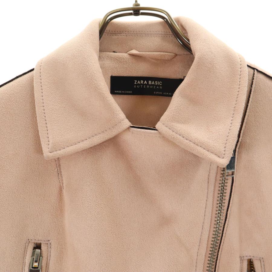ZARA BASIC（ザラベーシック） フェイクスエード ダブルライダース