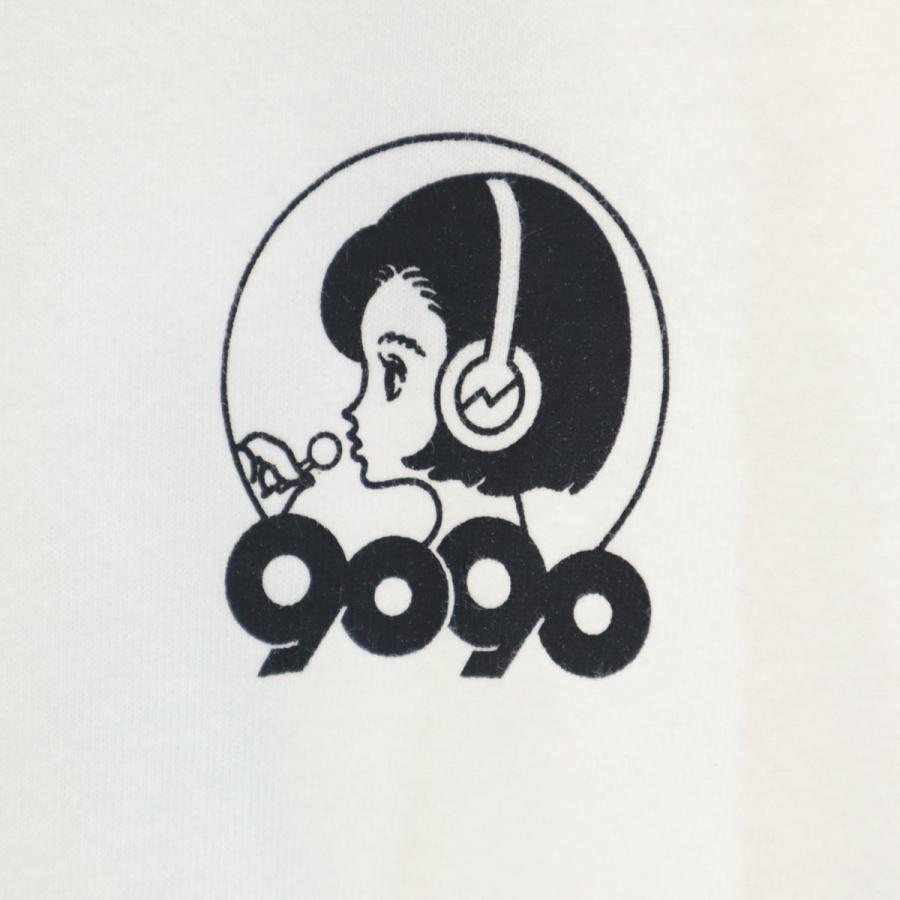 9090 × FR2 Tシャツ 長袖 プリント ホワイト XL 210917E 9090×#FR2第2弾