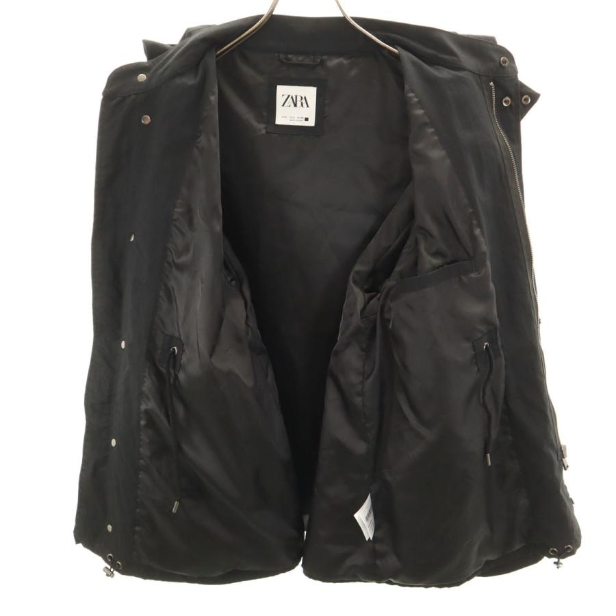 ZARA（ザラ） フードジャケット S ブラック メンズ 古着 中古 : CARMAK