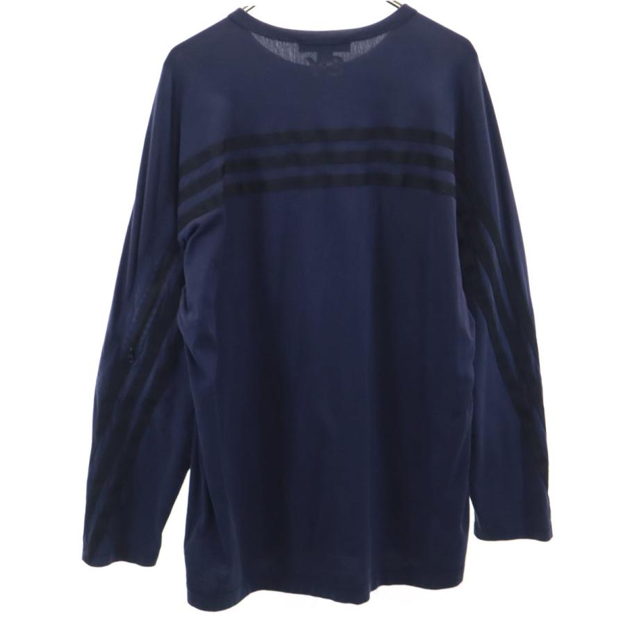 Y-3 ワイスリー 長袖 Tシャツ S ネイビー adidas×YOHJI YAMAMOTO