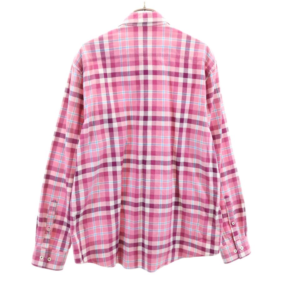 新品未使用BURBERRY BLACK LABEL 長袖シャツ ピンク チェック BURBERRY BLACK LABEL（バーバリーブラックレーベル） チェック柄 長袖