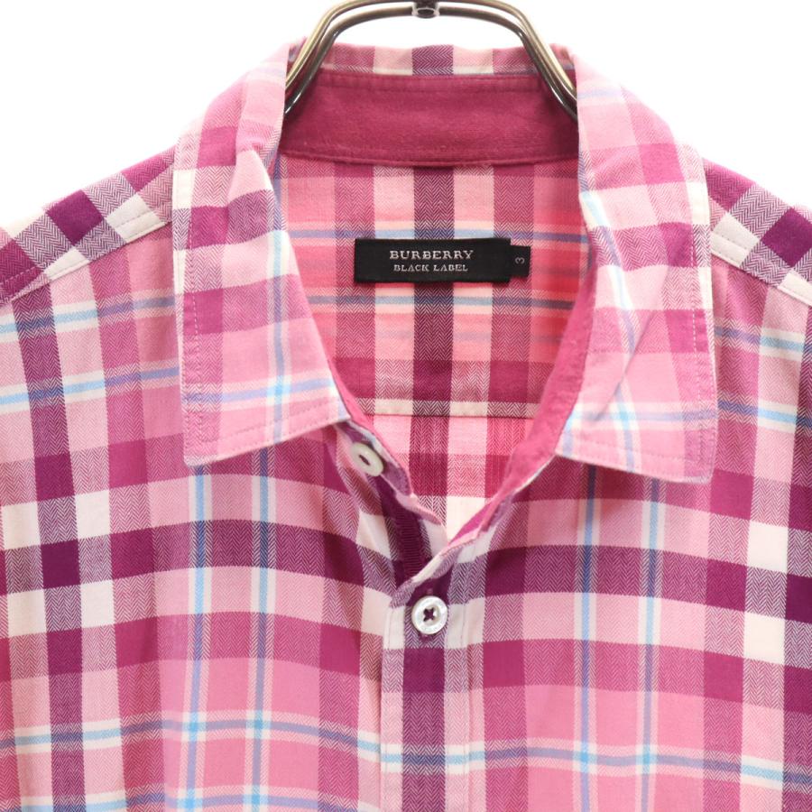 BURBERRY BLACK LABEL（バーバリーブラックレーベル） チェック柄 長袖
