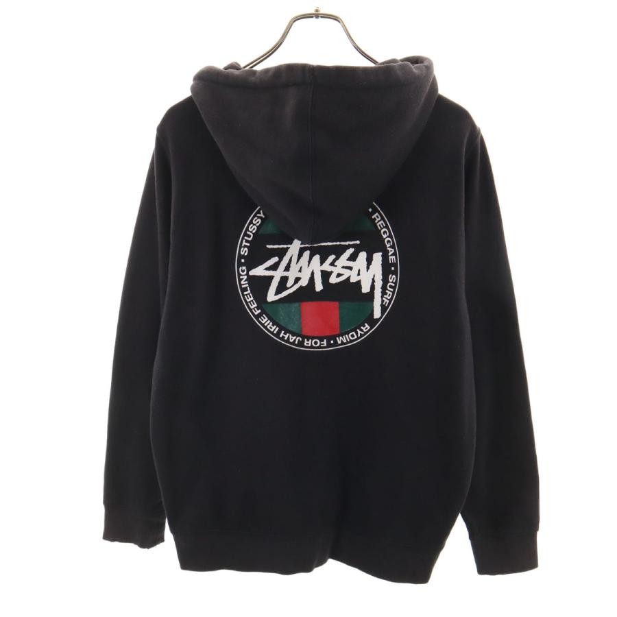 STUSSY（ステューシー） USA製 バックロゴ 長袖 スウェット ジップ 