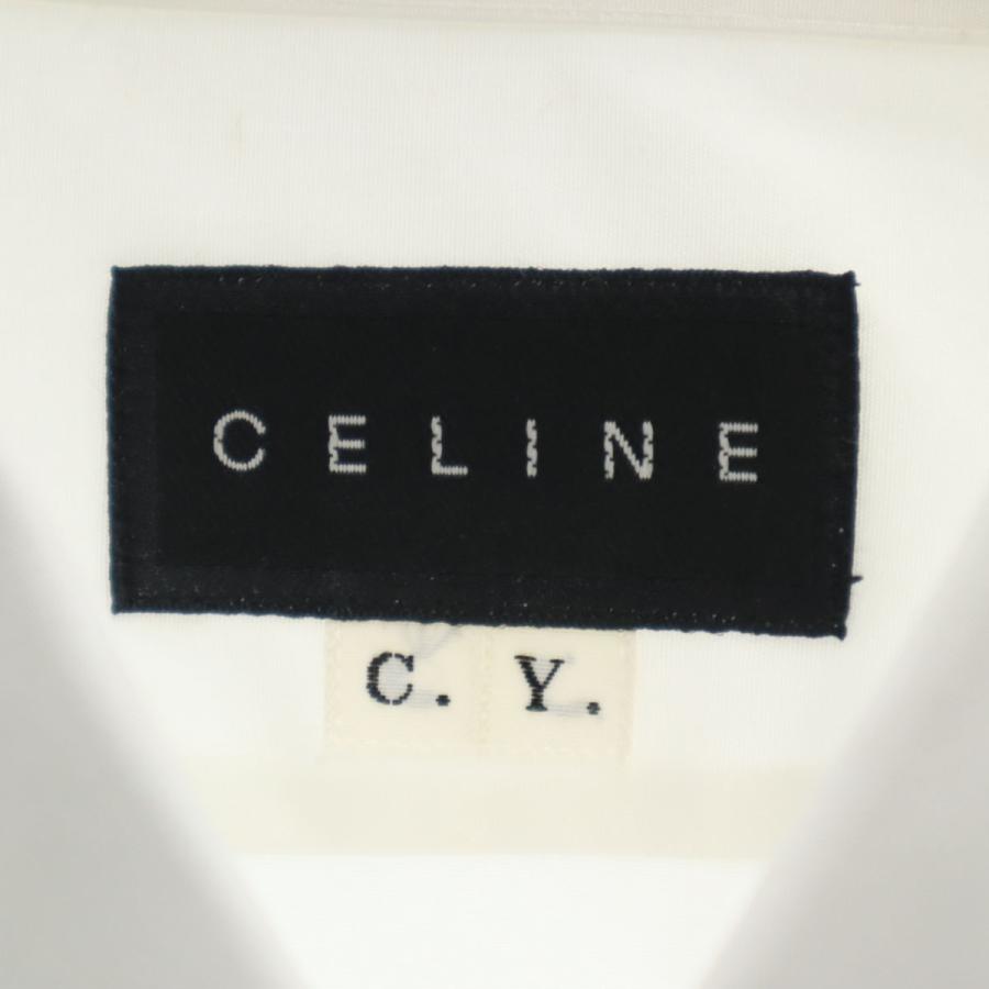 CELINE（セリーヌ） 長袖 カッターシャツ ホワイト メンズ 古着 中古