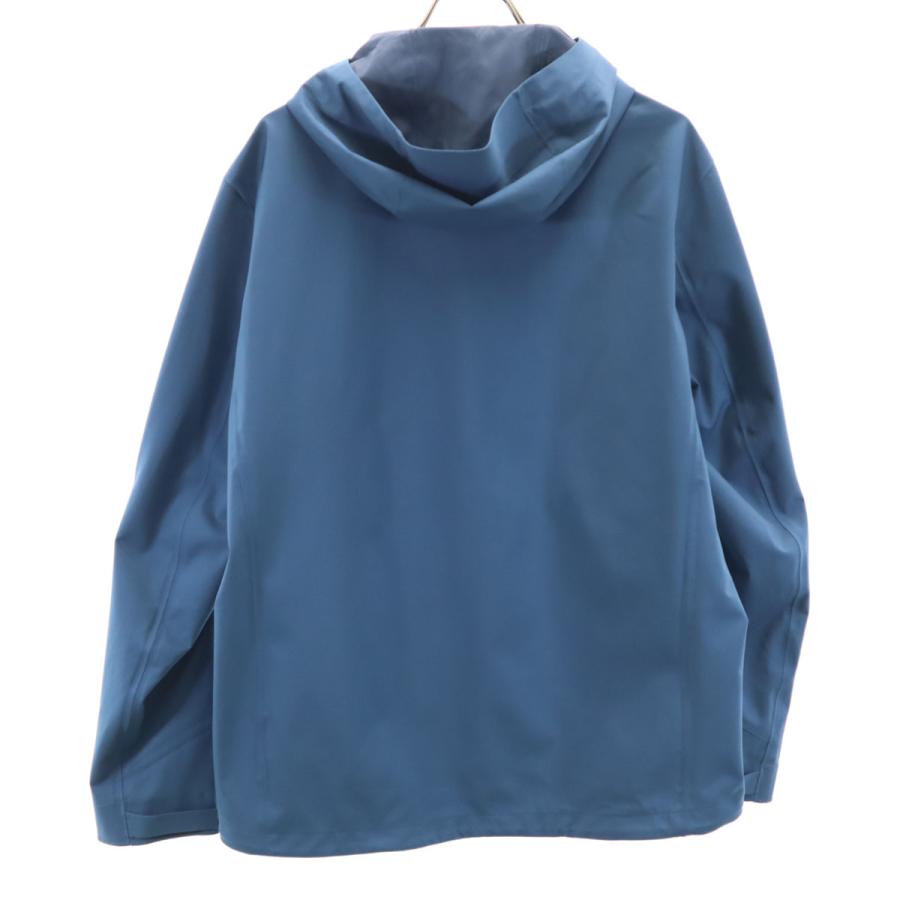 ユニクロ（UNIQLO） 長袖 ブロックテック パーカー L 青紺 メンズ 古着