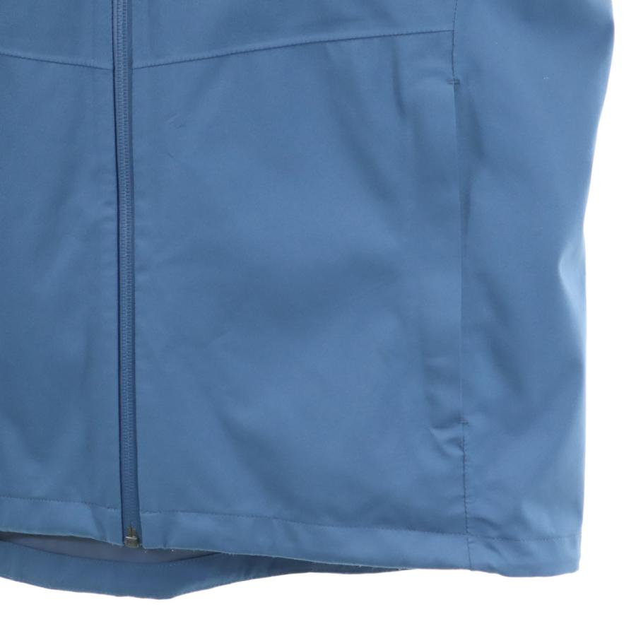 ユニクロ（UNIQLO） 長袖 ブロックテック パーカー L 青紺 メンズ 古着