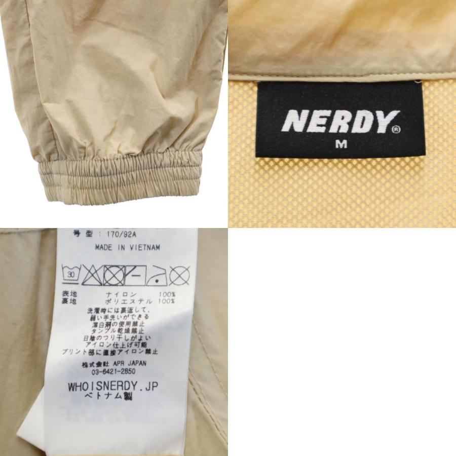NERDY ノルディ ナイロンジャケット 上下セットアップ M ベージュ系 