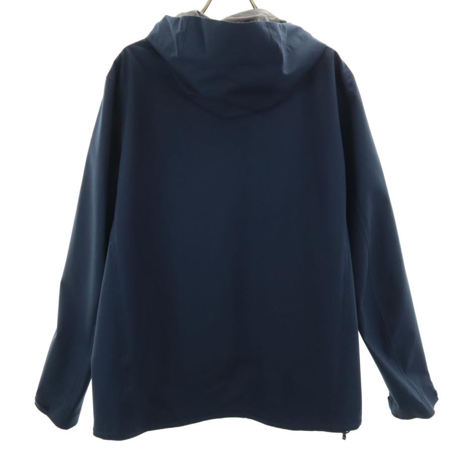 ユニクロ（UNIQLO） 長袖 ブロックテック パーカー L ネイビー メンズ