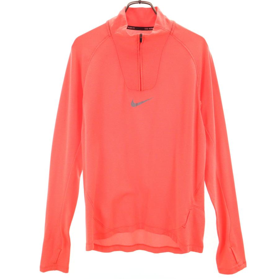 NIKE（ナイキ） 長袖 ランニング ウェア M オレンジ レディース 古着