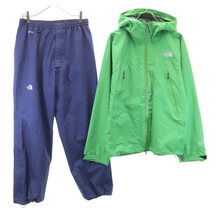 THE NORTH FACE ザノースフェイス GORE-TEX ナイロンジャケット 上下セットアップ L グリーン メンズ THE NORTH FACE（ザ ノースフェイス） GORE-TEX ナイロンジャケット