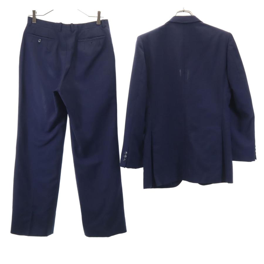 古着 LANVIN ランバン 90s オールド スーツ 上下 セットアップ H48-25-79 ネイビー メンズ LANVIN（ランバン） 90s オールド スーツ 上下セットアップ H48-25-79