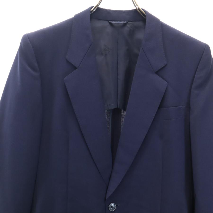 古着 LANVIN ランバン 90s オールド スーツ 上下 セットアップ H48-25-79 ネイビー メンズ LANVIN（ランバン） 90s オールド スーツ 上下セットアップ H48-25-79