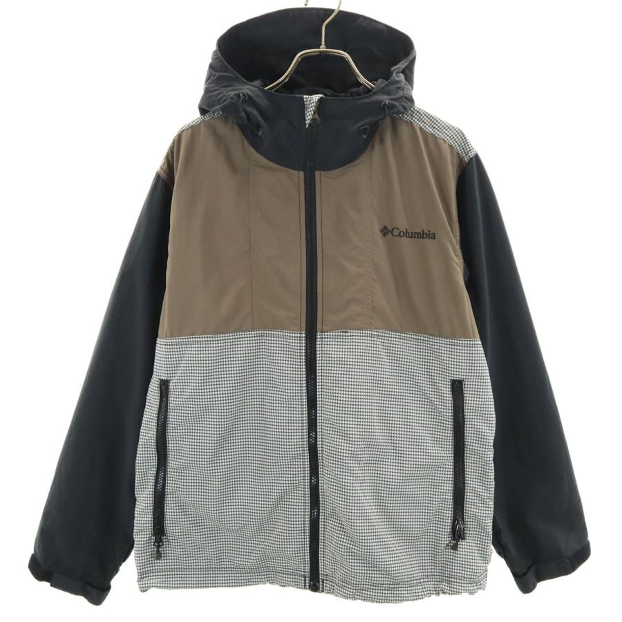 ビ*パ様 Columbia チェック柄ナイロンジャケット Columbia