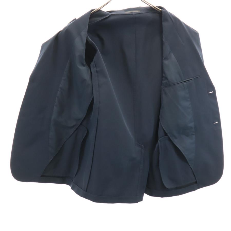 ユニクロ（UNIQLO） テーラードジャケット L ネイビー メンズ 古着