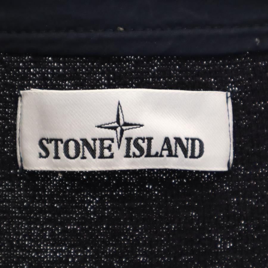STONE ジップアップニット(インフード）サイズS　イタリア製 Stone Island ストーンアイランド MAGLIA ラムウール フード付き