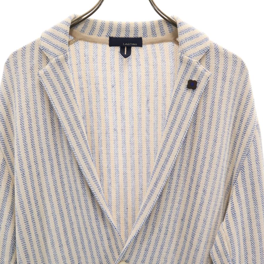LARDINI（ラルディーニ） イタリア製 ストライプ柄 ニット テーラード 