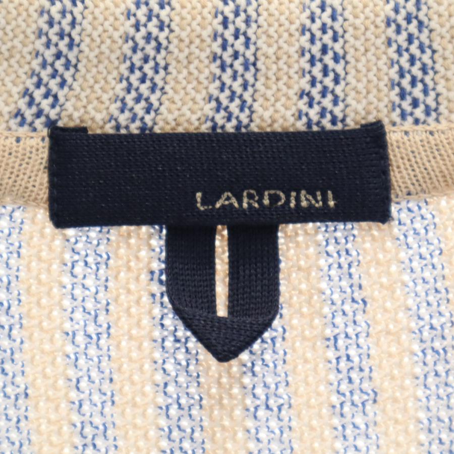 LARDINI（ラルディーニ） イタリア製 ストライプ柄 ニット テーラード 