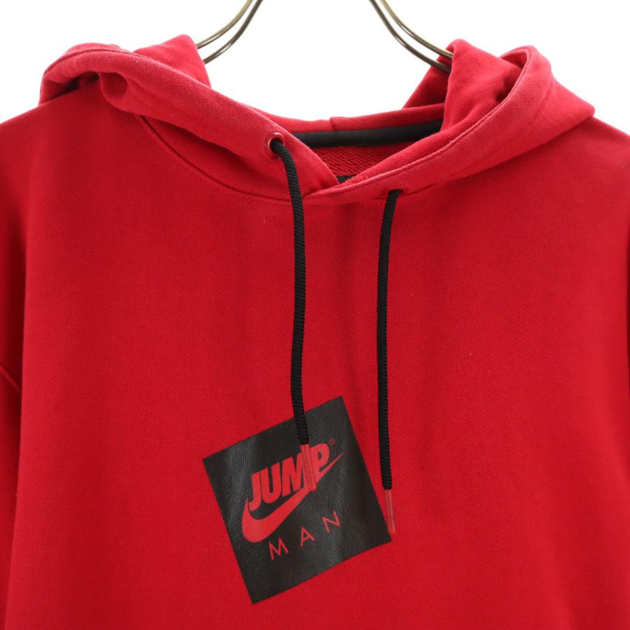AIR JORDAN エアジョーダン 長袖 スウェットパーカー S レッド NIKE