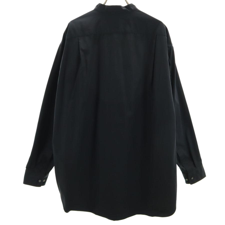 UNIQLO ジルサンダー　ブラックＬサイズ　新品未使用 UNIQLO +J ユニクロ プラスジェイ 長袖 バンドカラーシャツ L ブラック