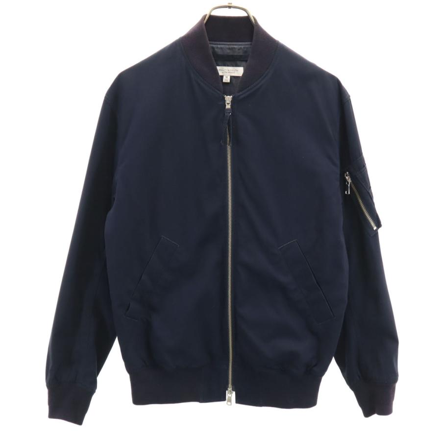 BEAUTY＆YOUTH UNITED ARROWS ビューティーアンドユース ユナイテッドアローズ フライトジャケット M ネイビー メンズ ...