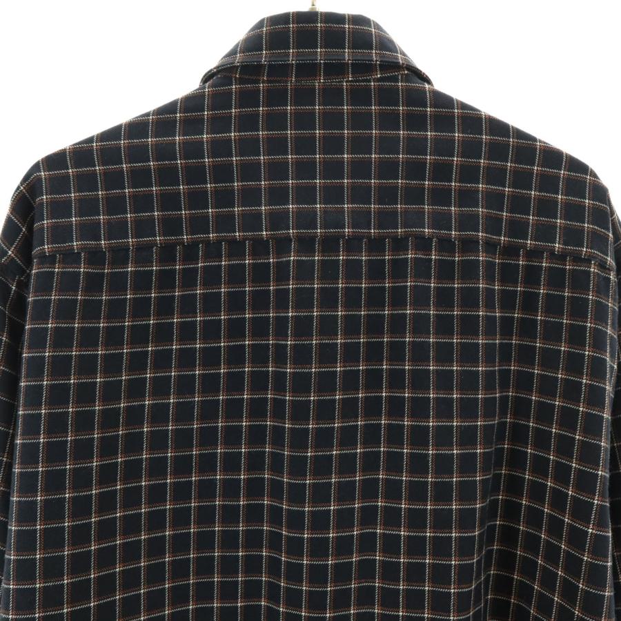 pierre cardin（ピエール カルダン） 日本製 チェック 長袖 シャツ L
