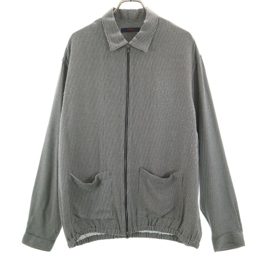 古着 THE GIGI ザ ジジ ジップジャケット M ブラック×ホワイト メンズ ザ ジジ ジップジャケット M ブラック×ホワイト メンズ 古着 中古