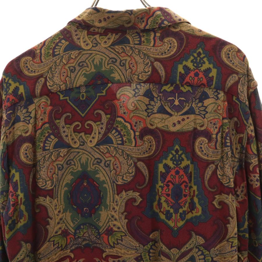 Supreme（シュプリーム） 15AW ペイズリー柄 長袖 オープンカラー