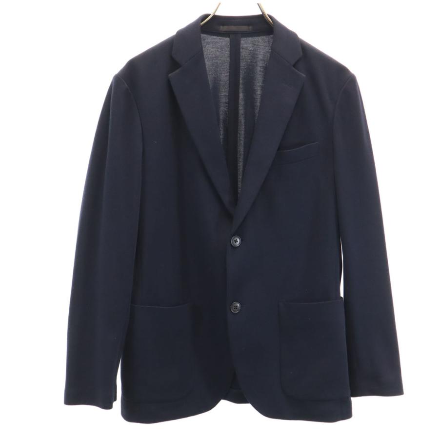 【新品・未使用】コンフォートジャケット【Ｍサイズ】 ユニクロ（UNIQLO） コンフォート ジャケット M ネイビー メンズ 古着