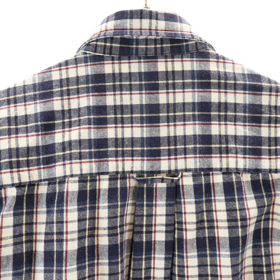 Eddie Bauer エディバウアー チェック柄 長袖 ボタンダウンシャツ S