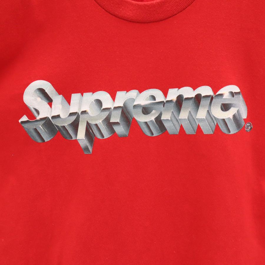 Supreme（シュプリーム） USA製 半袖 Tシャツ M レッド メンズ 古着 