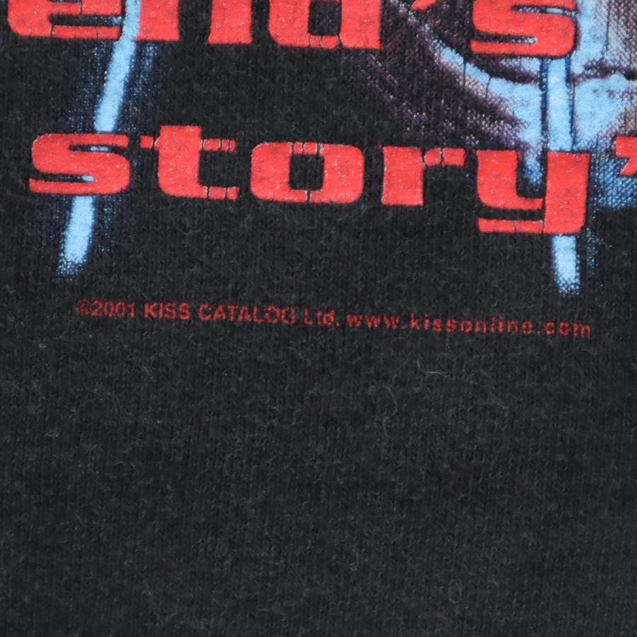 ヴィンテージ KISS ツアーTシャツ anvil USA製生地 M 2001 anvil アンヴィル 00s USA製 オールド KISS キッス ワールドツアー2001
